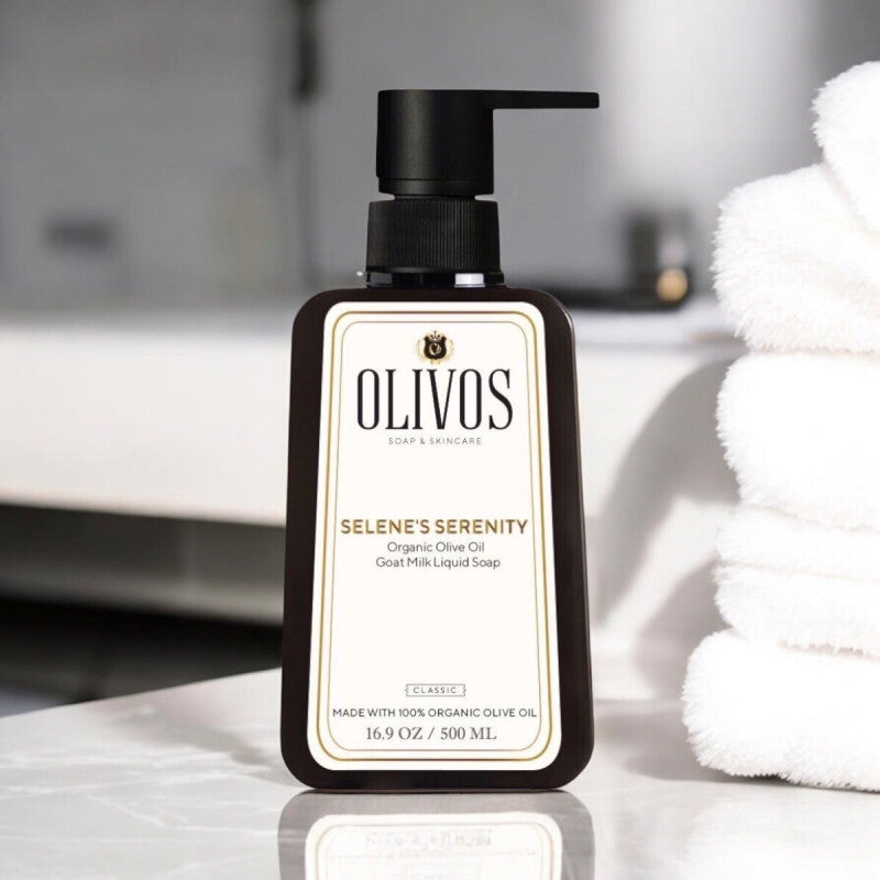 OLIVOS Tekuté mýdlo s organickým olivovým olejem - Kozí mléko 500ml