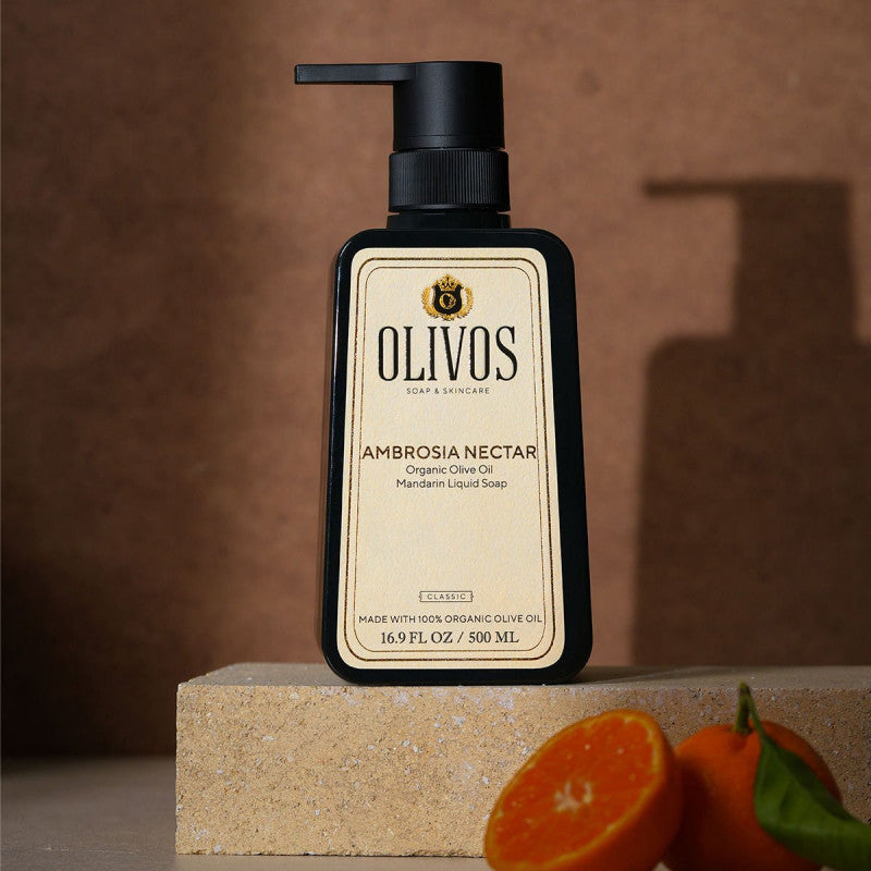 OLIVOS Organik Zeytinyağlı Mandalina Sıvı Sabun 500ml