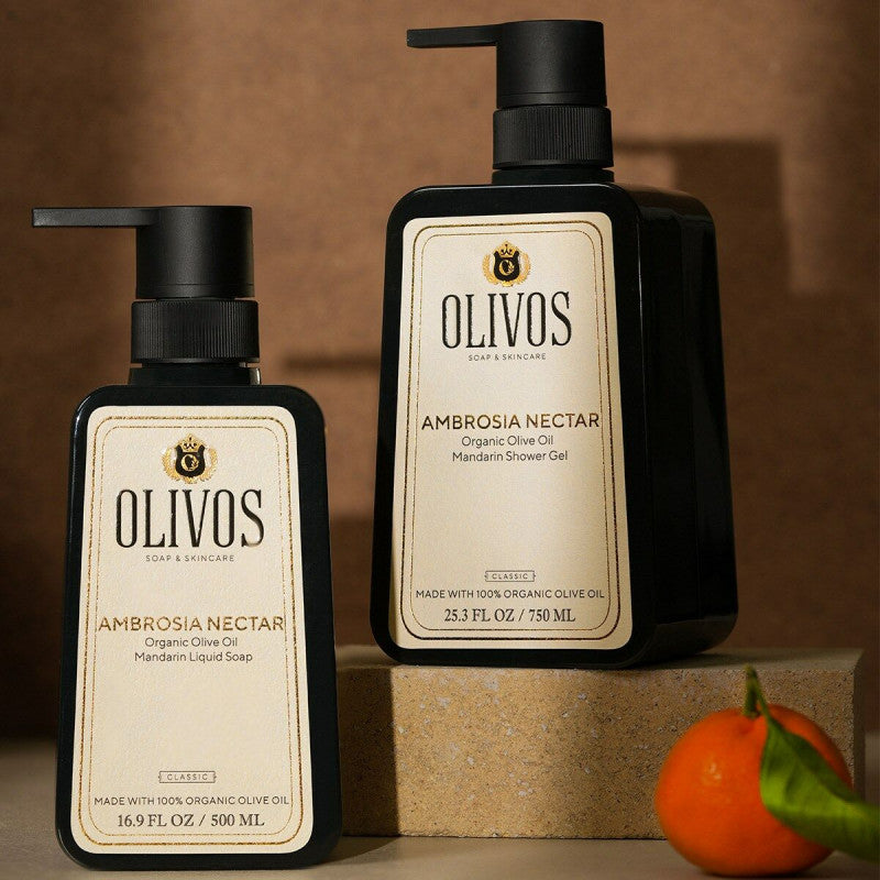 OLIVOS Organik Zeytinyağlı Mandalina Duş Jeli 750ml