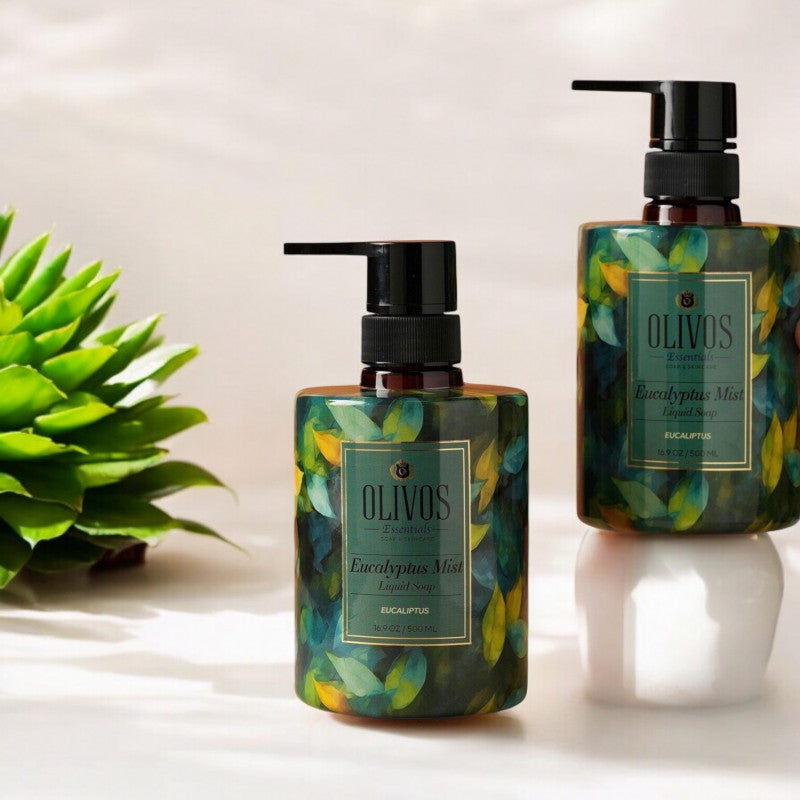 OLIVOS Tekuté mýdlo ESSENTIALS - Eukalyptus 500ml