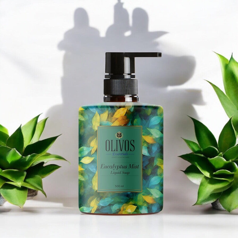 OLIVOS Tekuté mýdlo ESSENTIALS - Eukalyptus 500ml