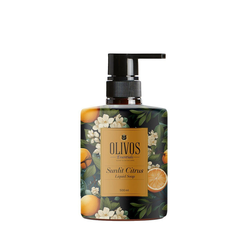 OLIVOS Tekuté mýdlo ESSENTIALS - Bodrum Mandarinka 500ml