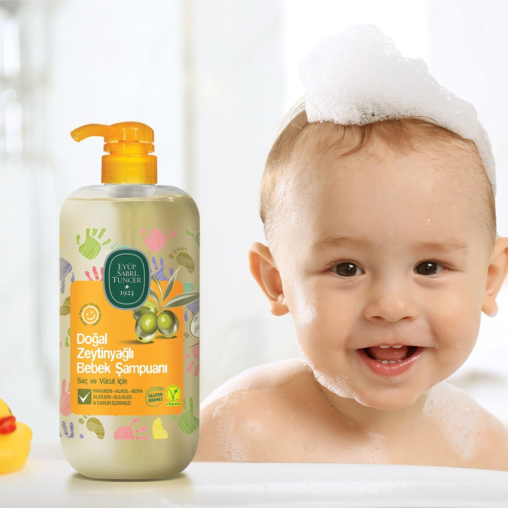 EYÜP SABRİ TUNCER Natürliches Olivenöl Baby Shampoo 600 ml
