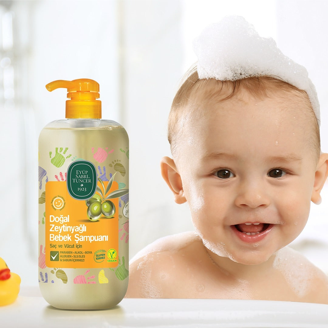 EYÜP SABRİ TUNCER Natürliches Olivenöl Baby Shampoo 600 ml