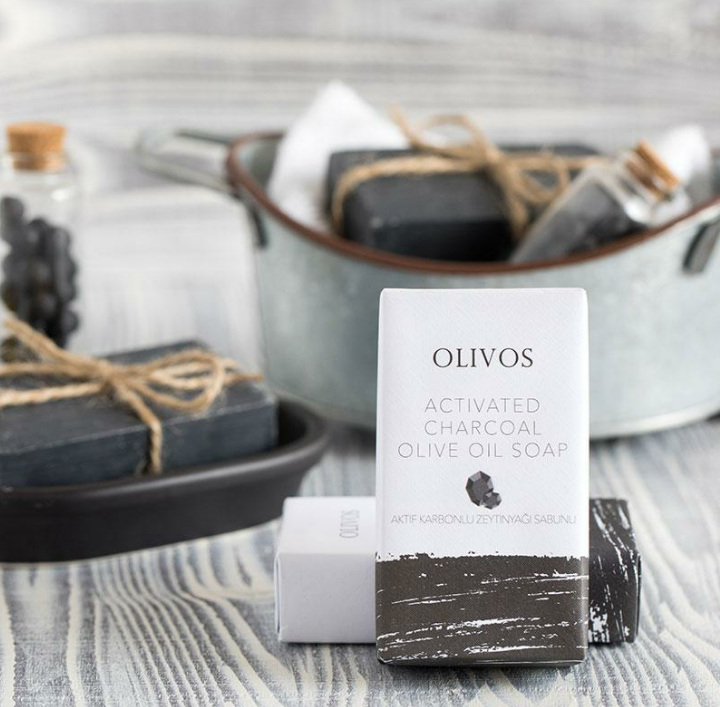 OLIVOS Aktif Karbonlu Zeytinyağlı Sabun 125g