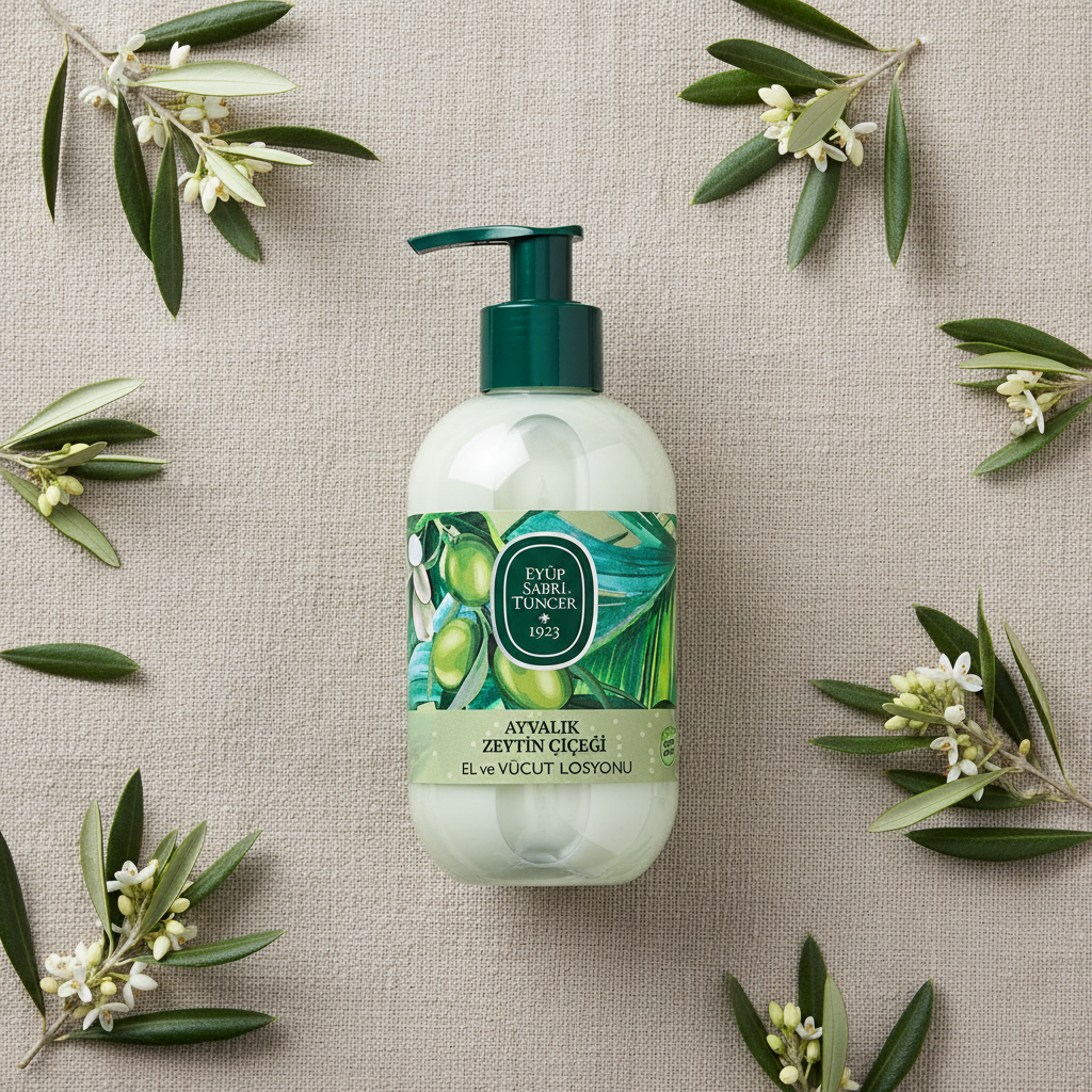 Ayvalık Olive Blossom – Flat lay