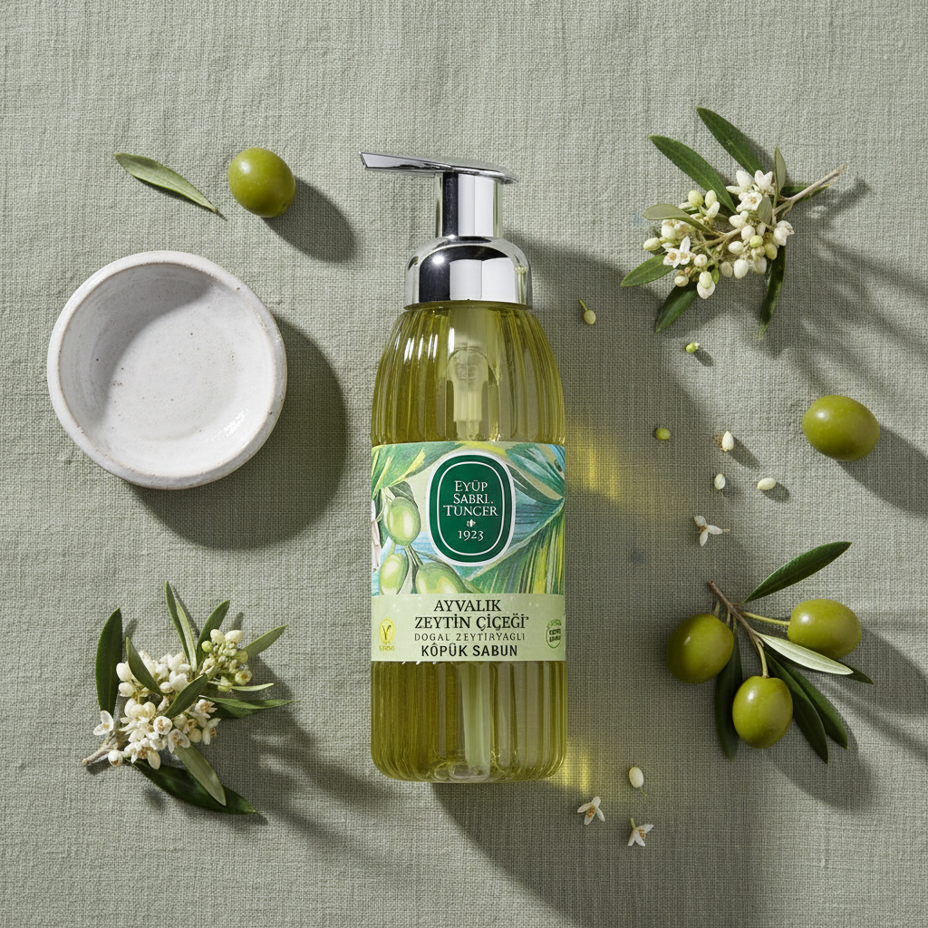 Ayvalık Olive Blossom - Sage Green Overhead