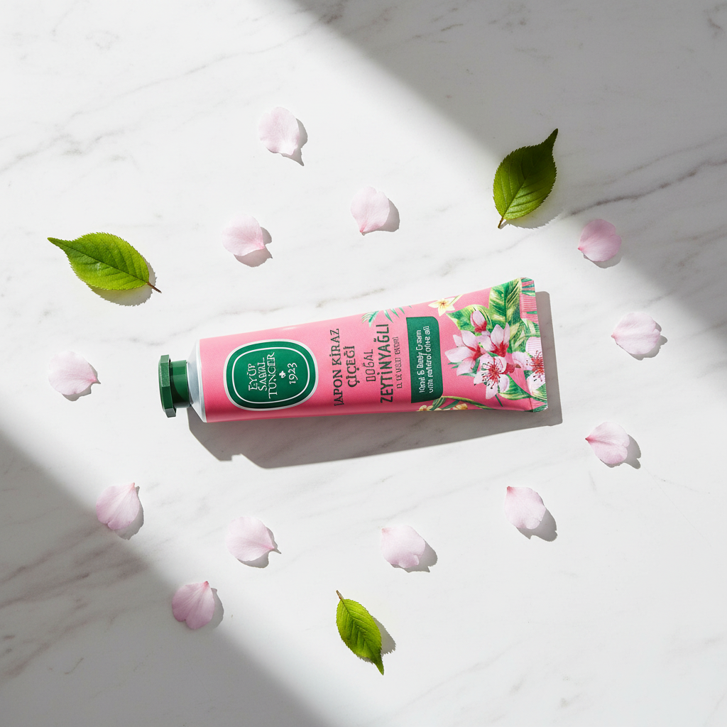 Cherry Blossom - Marble Flat Lay