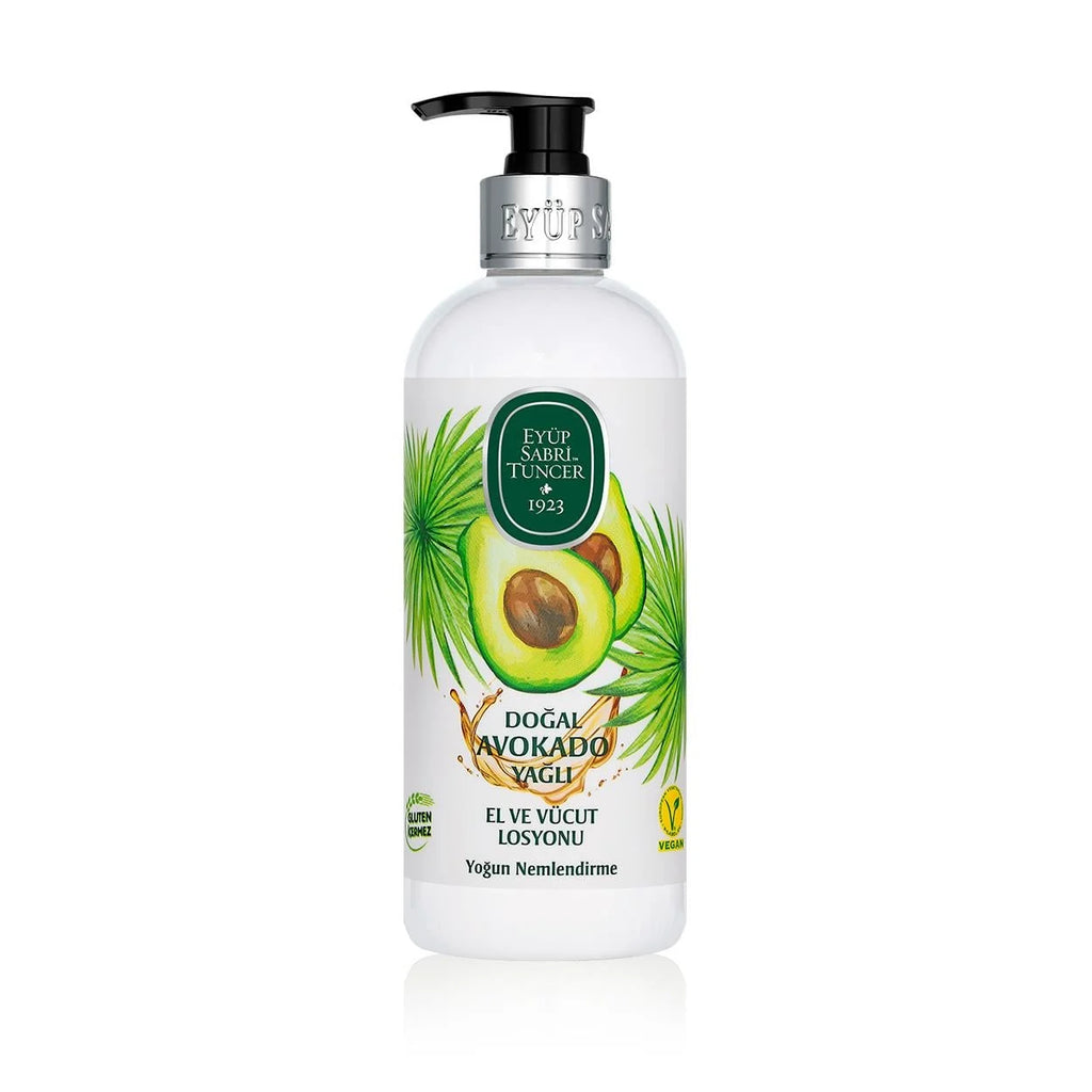 EYÜP SABRİ TUNCER Loción para manos y cuerpo con aceite de aguacate natural 500ml