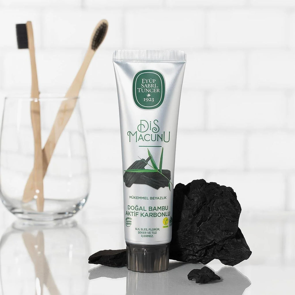 EYÜP SABRİ TUNCER Natürliche Bambuskohle Zahncreme 90 ml
