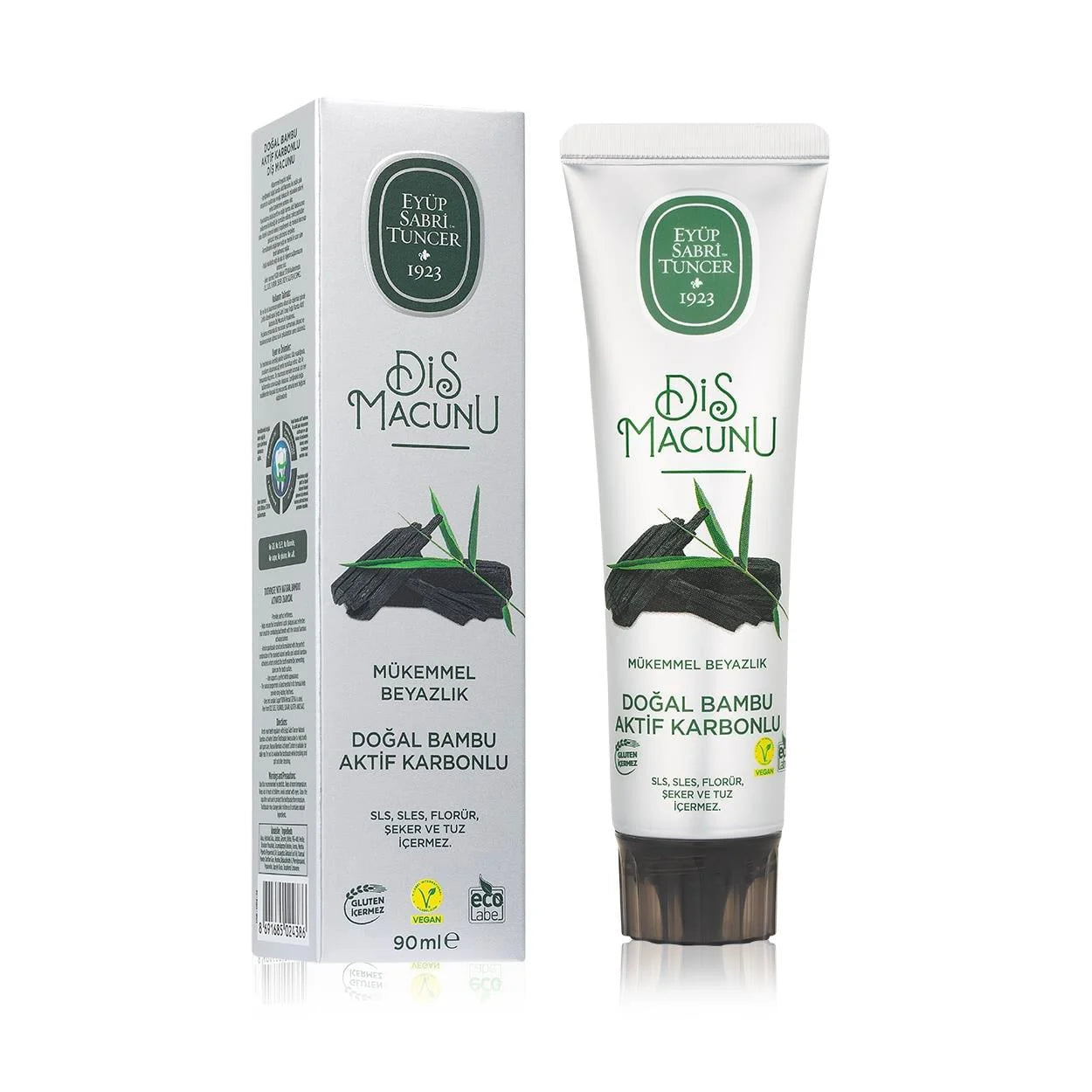 EYÜP SABRİ TUNCER Zubní pasta s přírodním bambusovým uhlím 90 ml