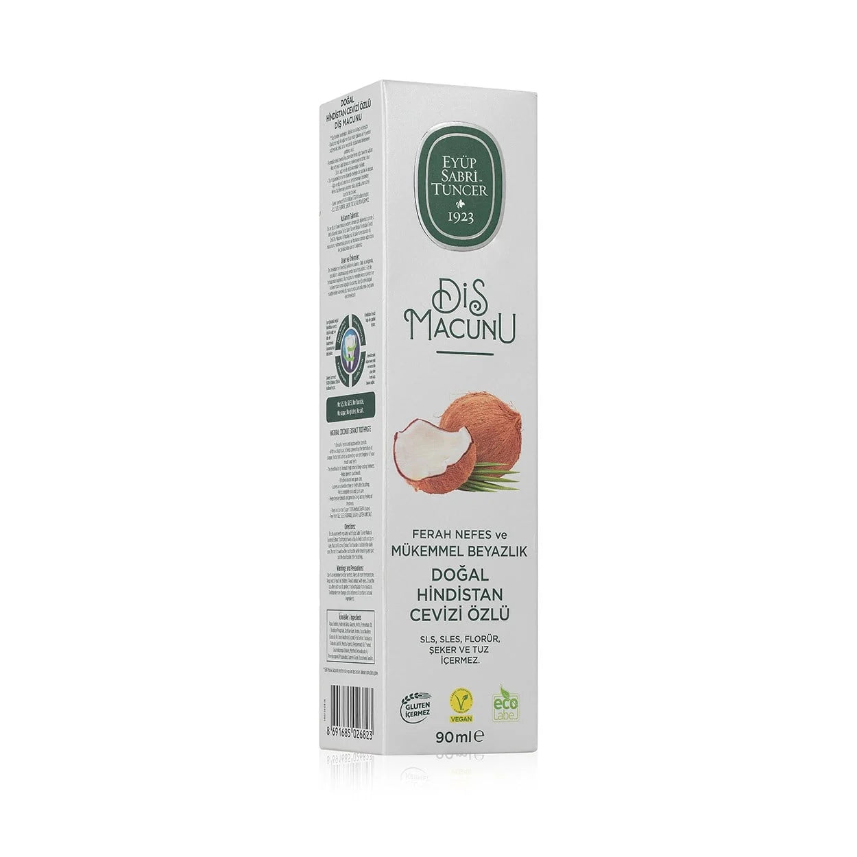 EYÜP SABRİ TUNCER Zubní pasta s přírodním výtažkem z kokosu 90 ml