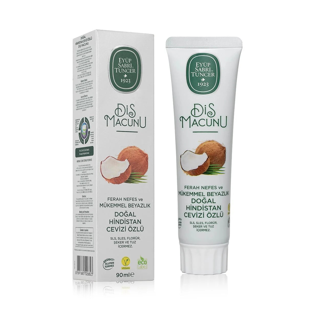EYÜP SABRİ TUNCER Zubní pasta s přírodním výtažkem z kokosu 90 ml