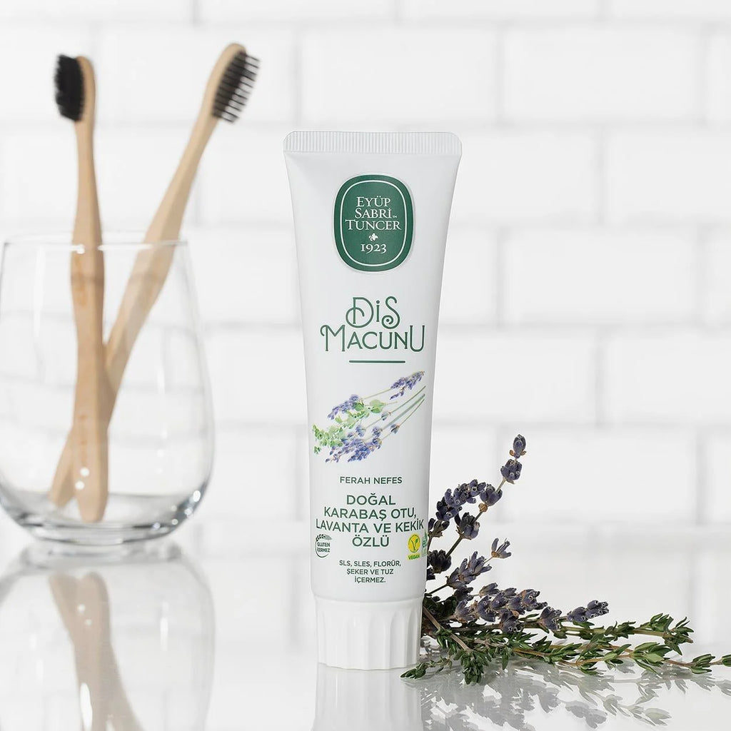EYÜP SABRİ TUNCER Natürliche Französische Lavendel & Lavendel & Thymian Extrakt Zahnpasta 90 ml