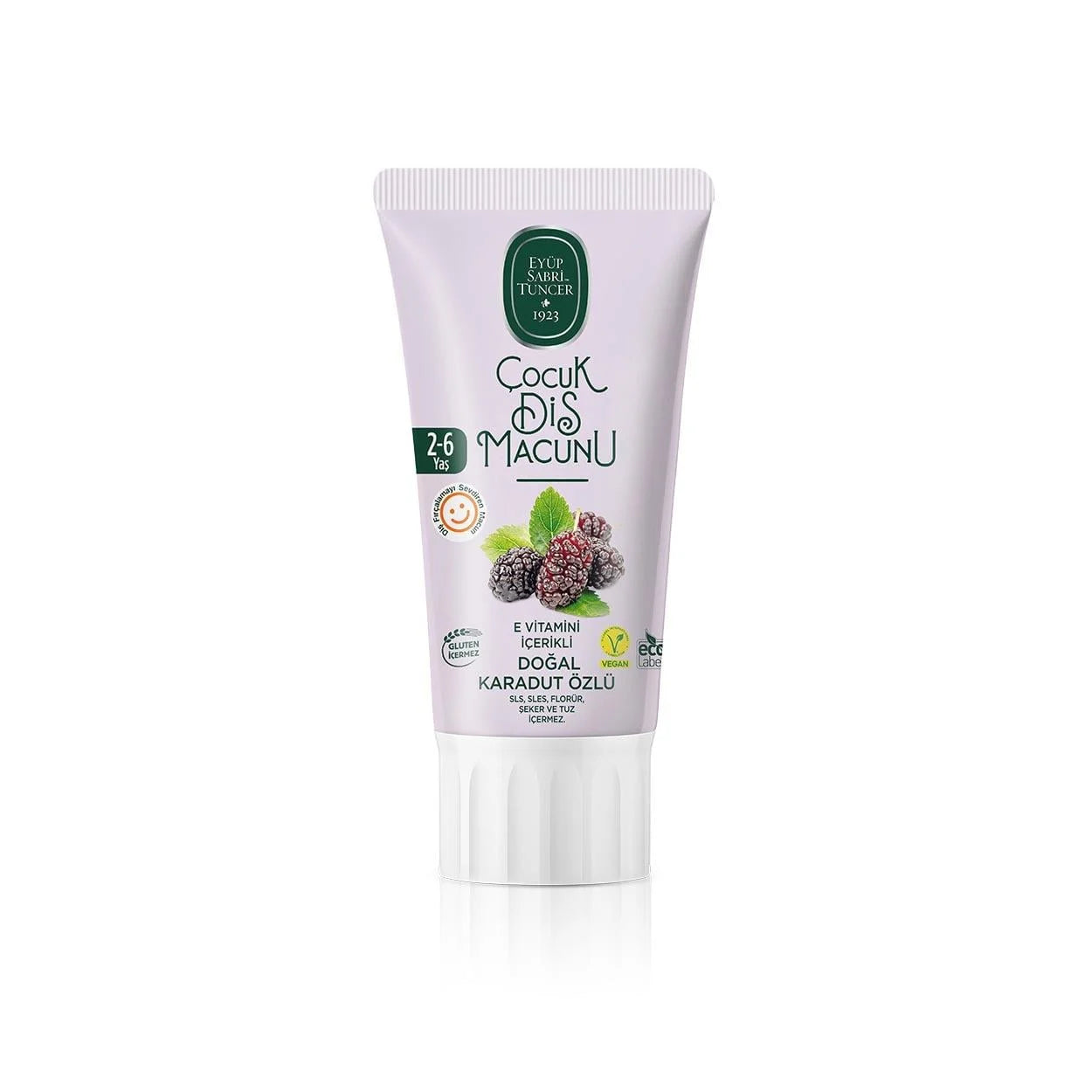 EYÜP SABRİ TUNCER Zubní pasta s přírodním výtažkem z černé moruše, pro děti 2-6 let 60 ml