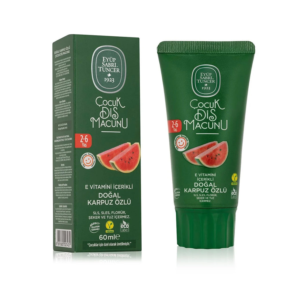 EYÜP SABRİ TUNCER Doğal Karpuz Özlü Çocuk Diş Macunu 2-6 Yaş 60 ml
