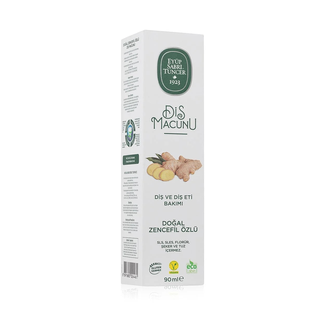 EYÜP SABRİ TUNCER Zubní pasta s přírodním výtažkem ze zázvoru 90 ml