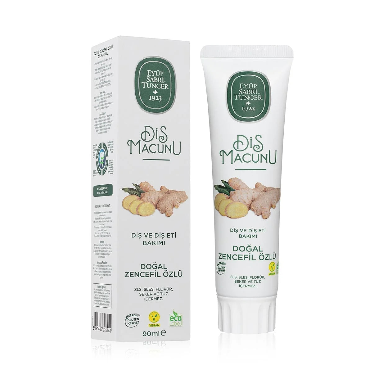 EYÜP SABRİ TUNCER Zubní pasta s přírodním výtažkem ze zázvoru 90 ml