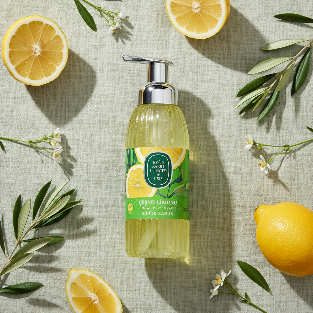 Çeşme Lemon - Linen Flat Lay