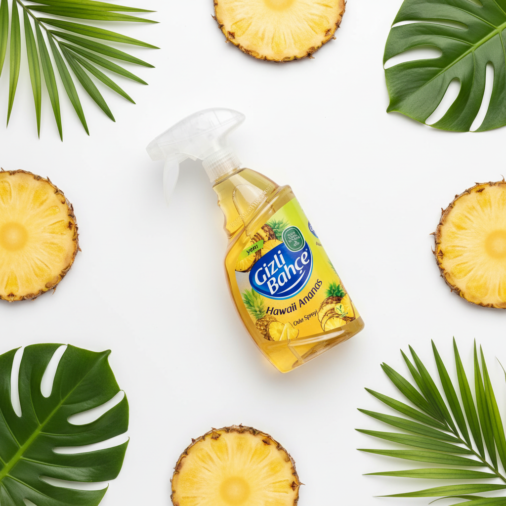 Flat lay ananas