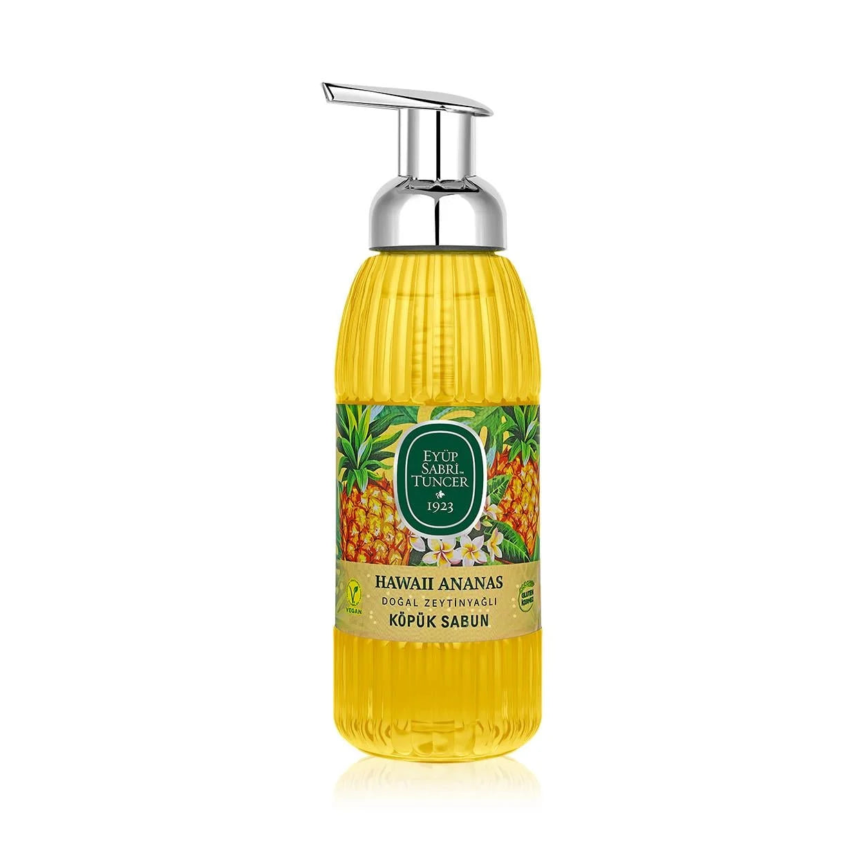 EYÜP SABRİ TUNCER Pěnové mýdlo s přírodním olivovým olejem – Havajský Ananas 500 ml