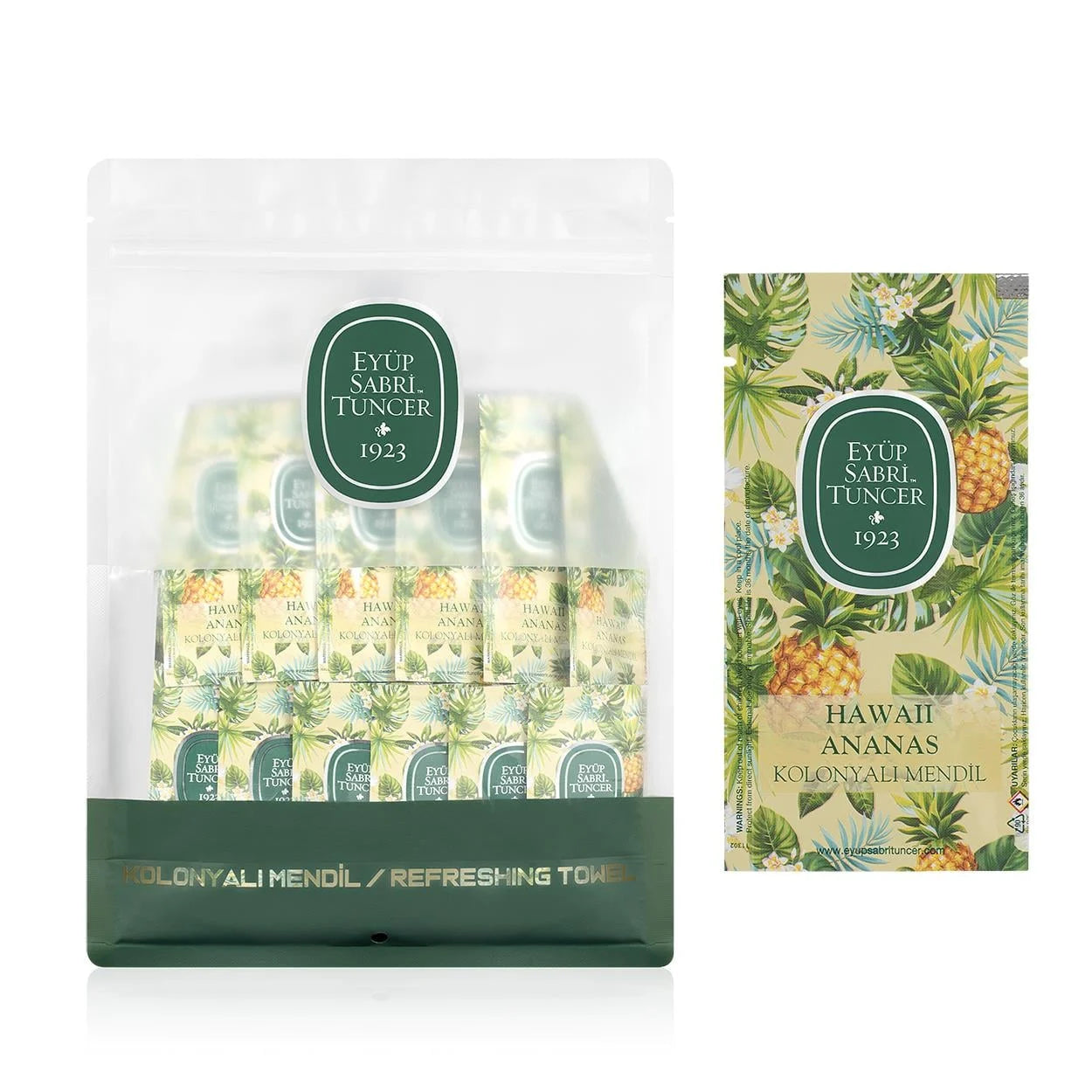 EYÜP SABRİ TUNCER Kolonya/Kolínské vlhčené ubrousky Havajský Ananas 150 ks