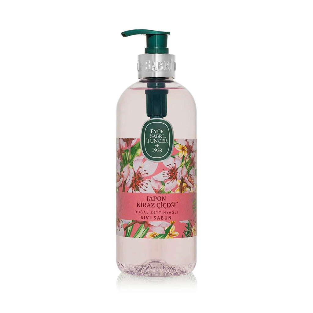 Jabón líquido con aceite de oliva natural EYÜP SABRİ TUNCER - Flor de cerezo japonés 500 ml