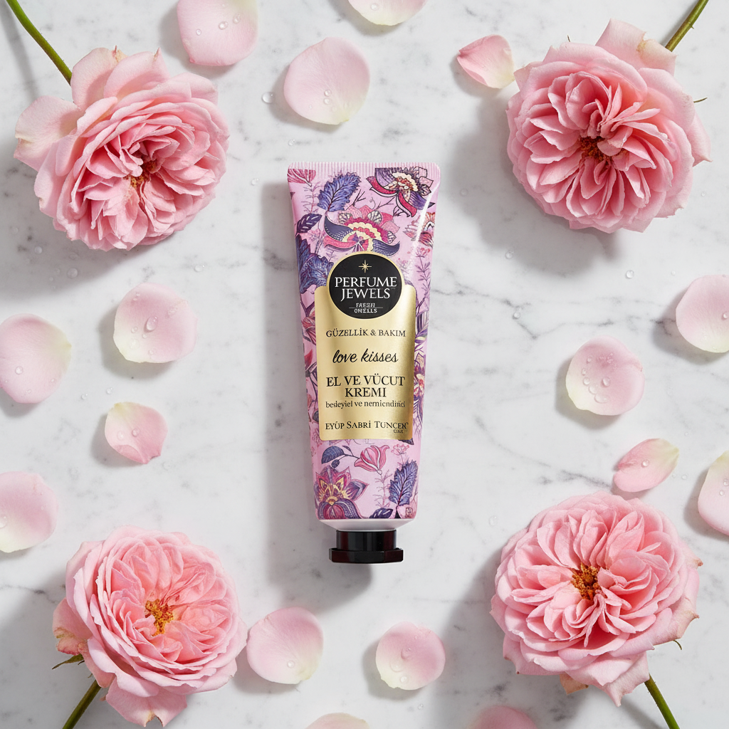 Marble Roses Flat Lay