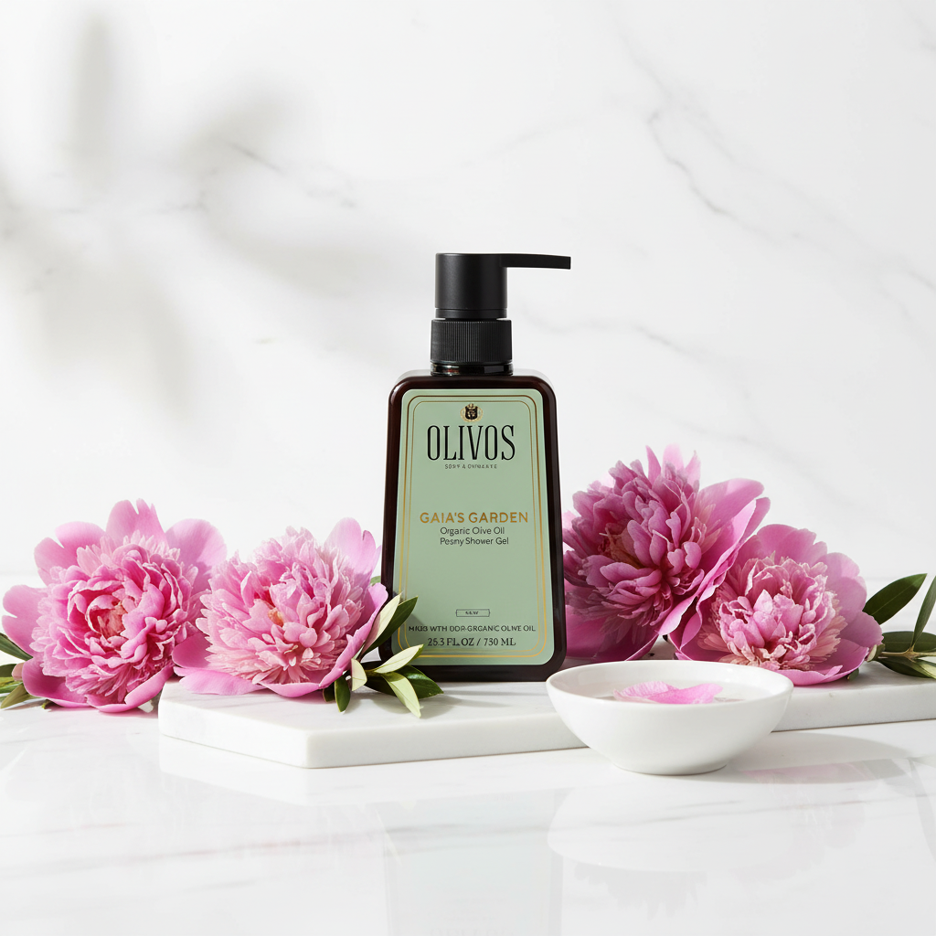 Olivos Shower Gel - White Background