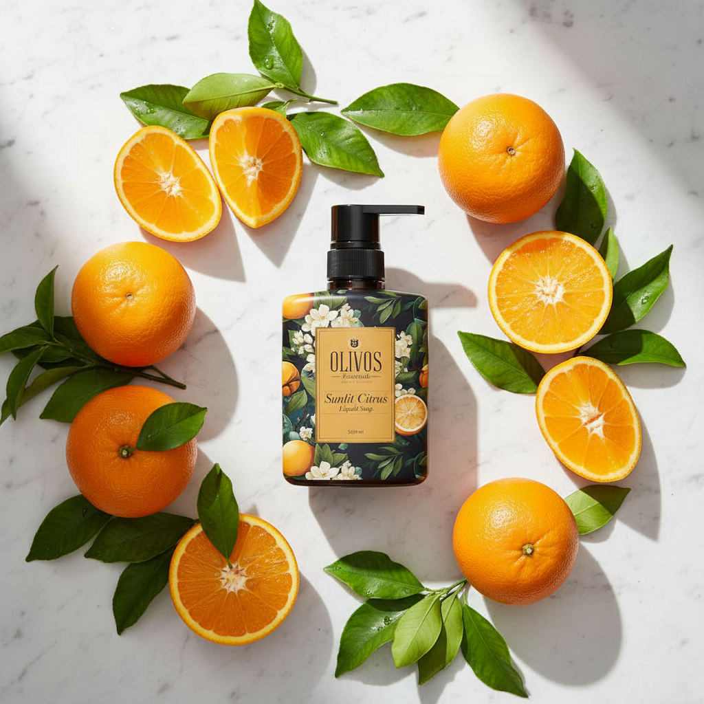 Sunlit Citrus - Aerial Overhead