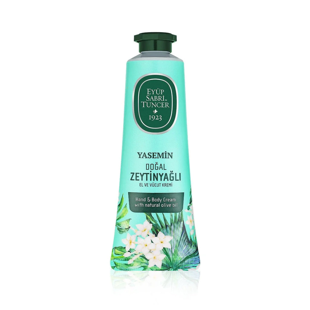 EYÜP SABRİ TUNCER Crème pour les mains et le corps à l’huile d’olive naturelle – Jasmin 50 ml
